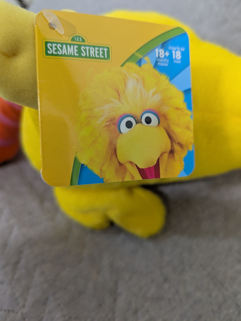 Sesame Street Big Bird Yellow Plush Bird Toy
